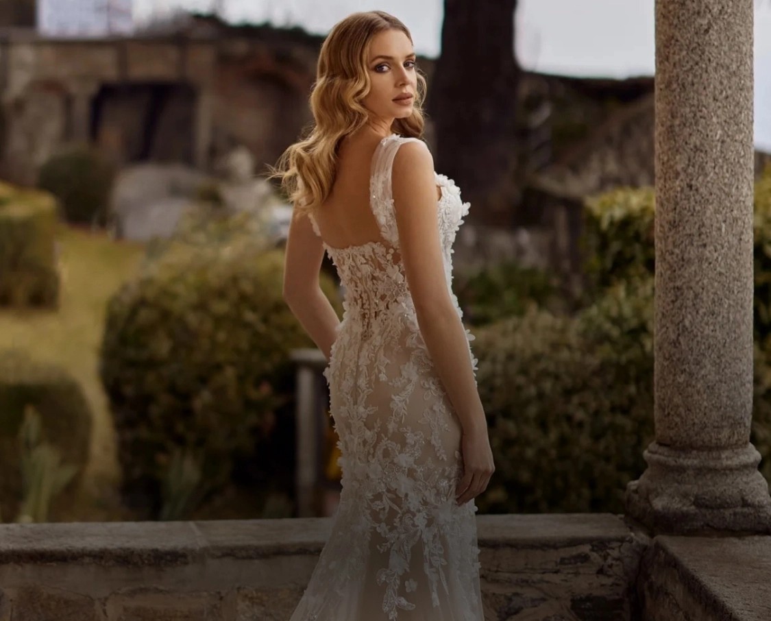 Brides in Evelyn Bridal Gowns