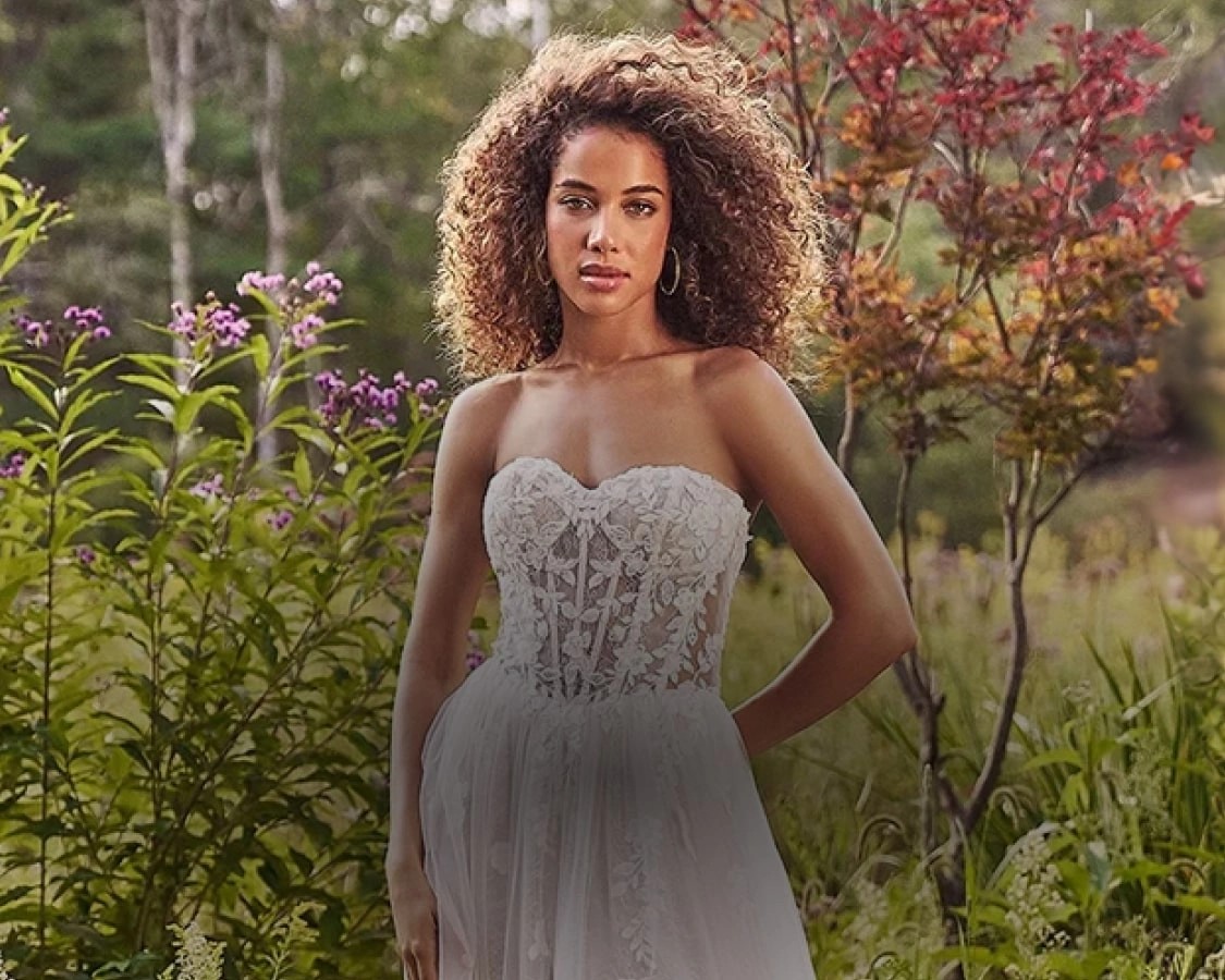 Brides in Lillian West Gowns