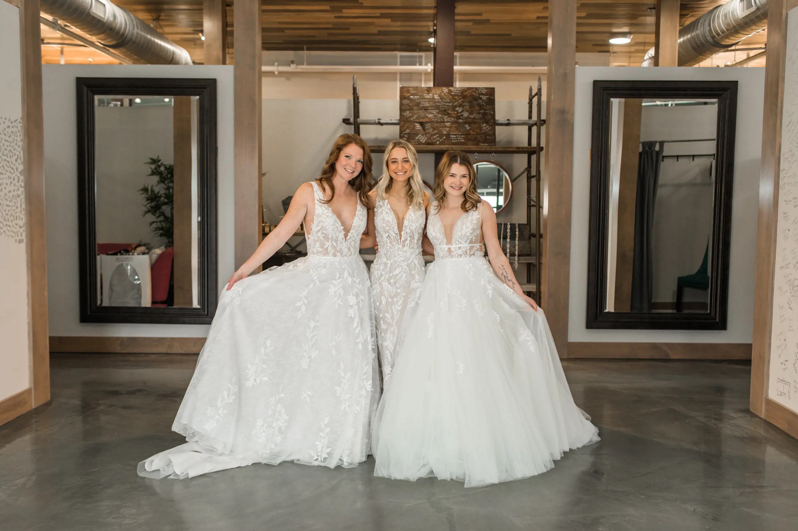 Wedding Dress Silhouettes. Desktop Image