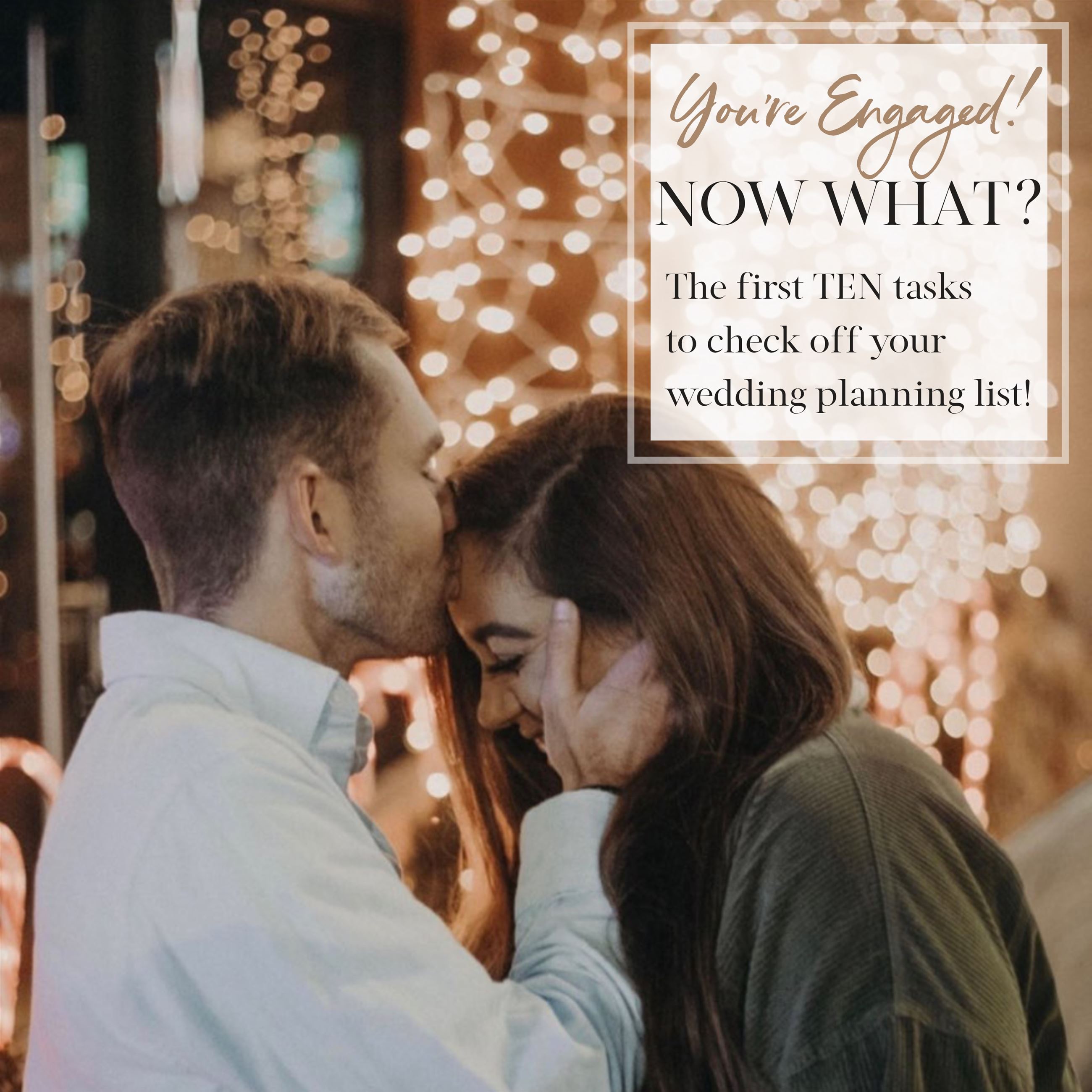 You&#39;re engaged, now what? The first 10 wedding planning tasks to check off your list!. Mobile Image