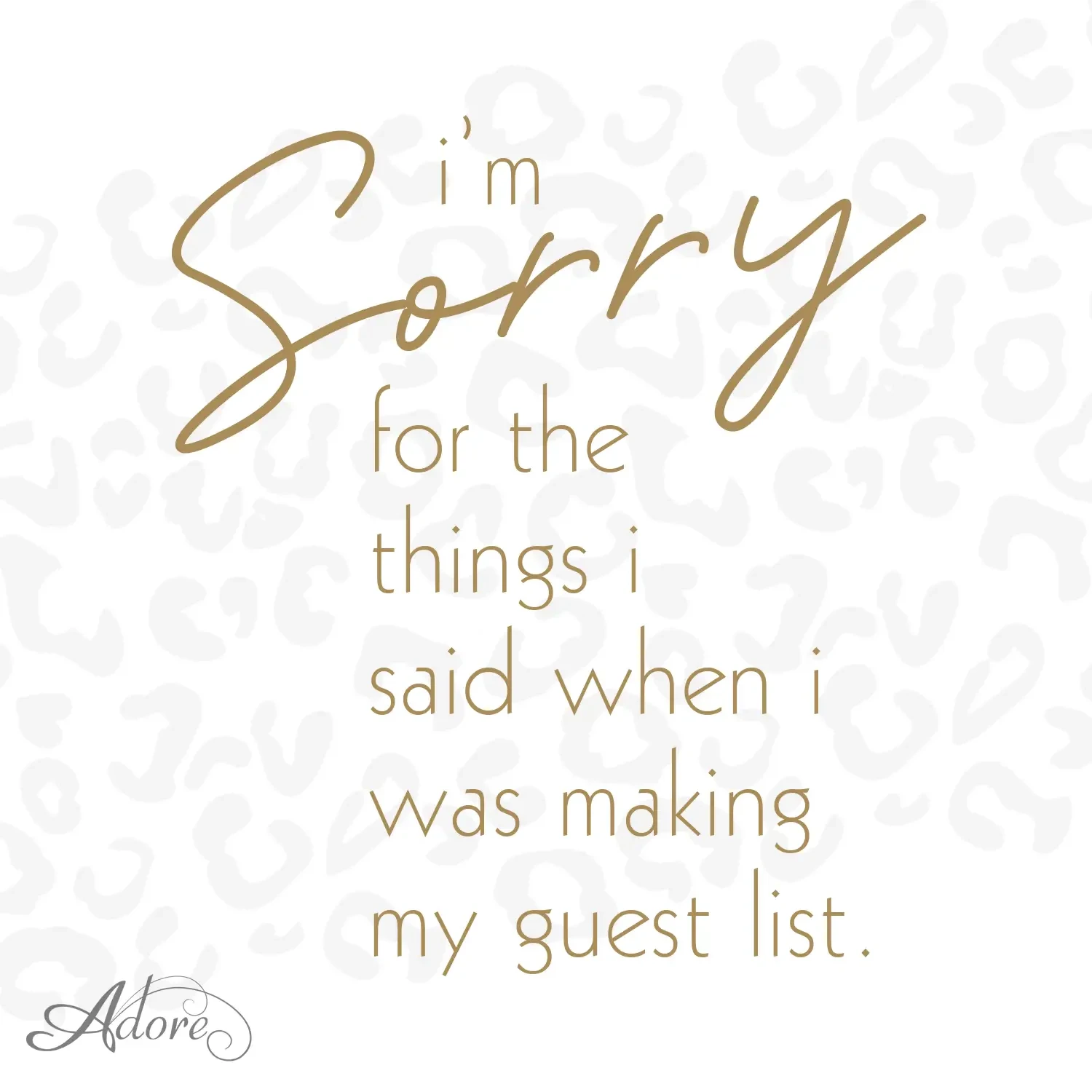 #adoretip | Guest List Tips Image