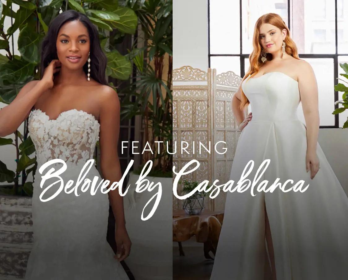 Brides in Beloved by Casablanca Bridal Gowns
