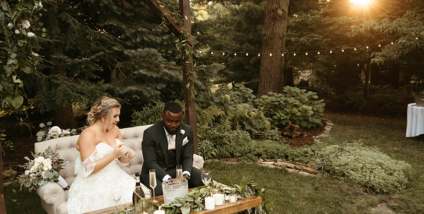 #adorerealbride | Taylor &amp; Augustine | Garden Party. Desktop Image