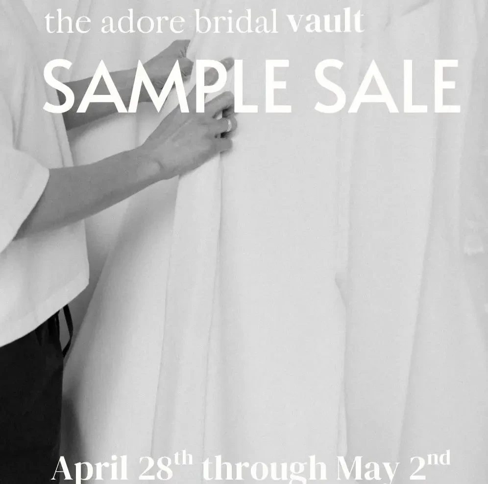The Adore Bridal Vault Sample Sale