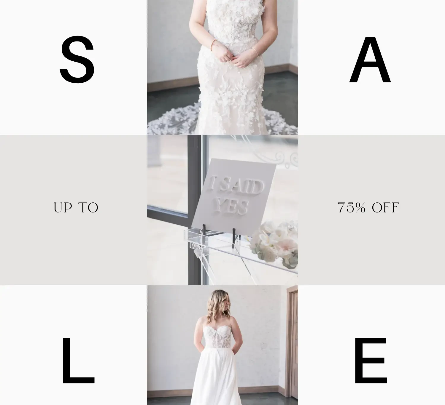 15 Year Anniversary Sample Sale  Up to 75% Off
