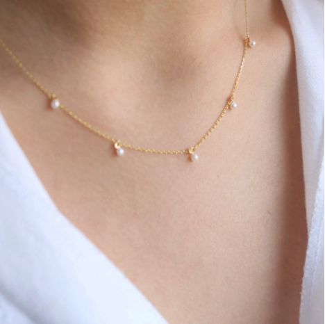 Pearl - Available in Rose Gold, Silver, Gold - $53