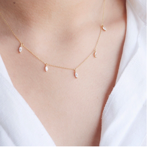 Marquise - Available in Rose Gold, Silver, Gold - $51