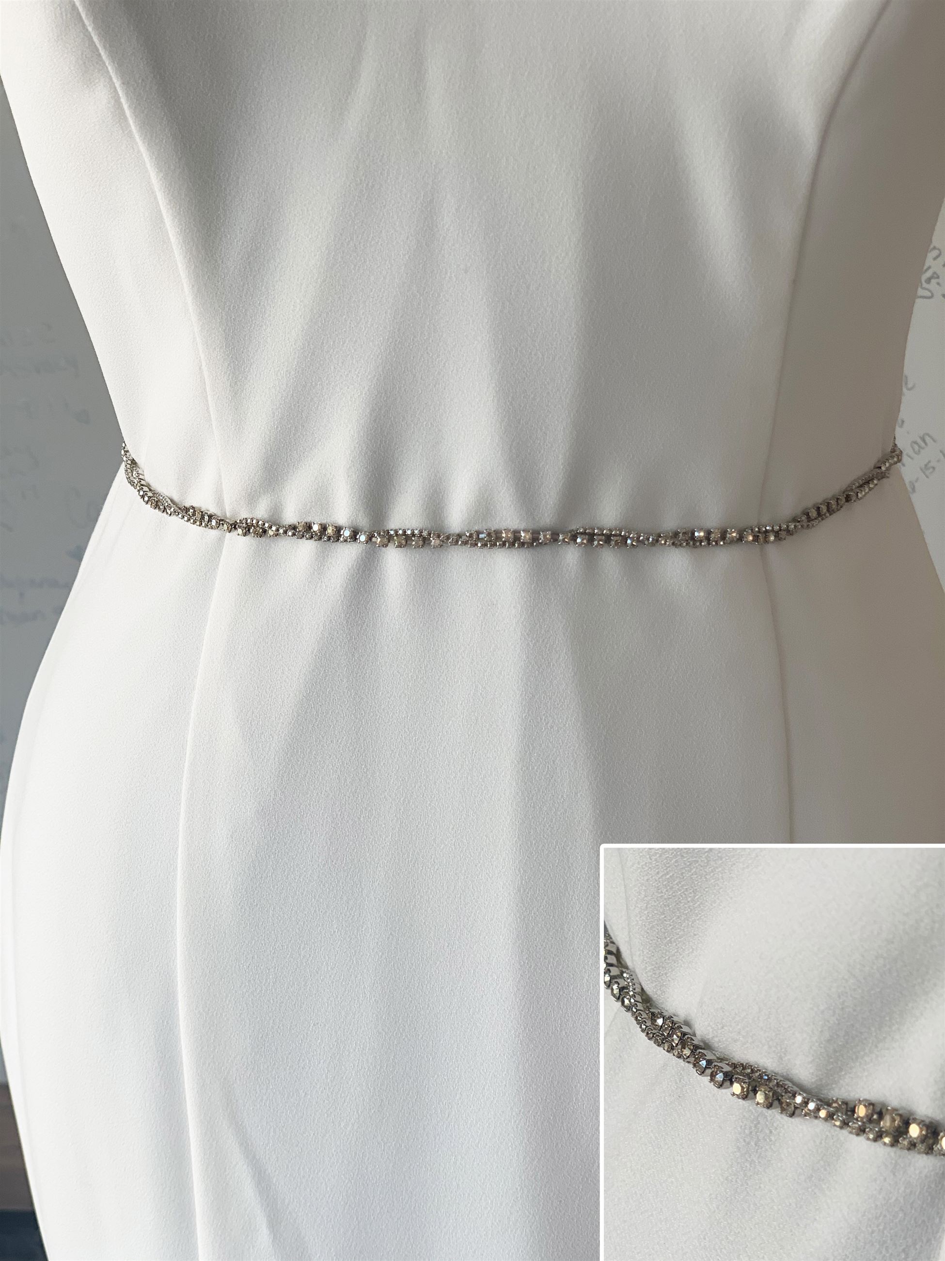 Maxine Duet  - champagne stones - $150