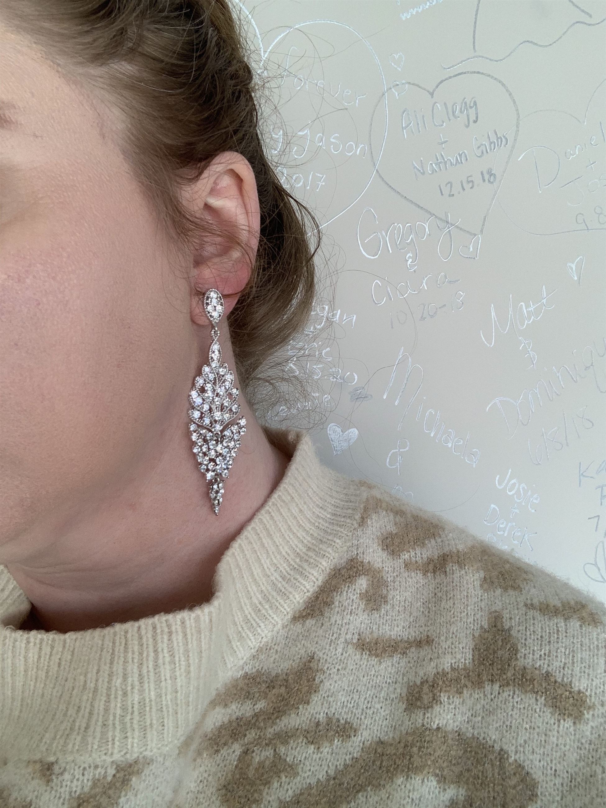 CE-1152 - Avialable in Silver, Gold - $55