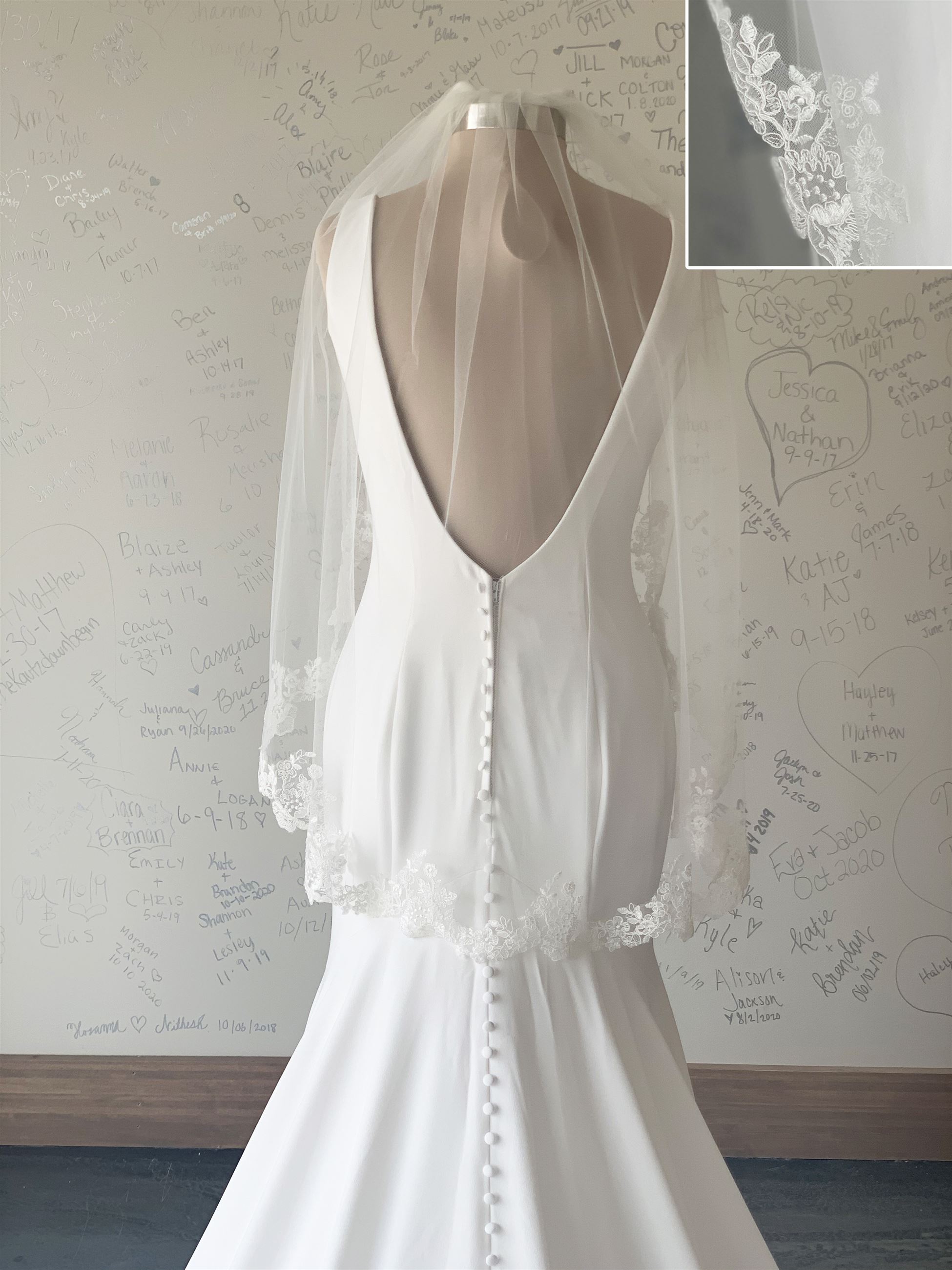 6344VL - available in ivory or white - $175