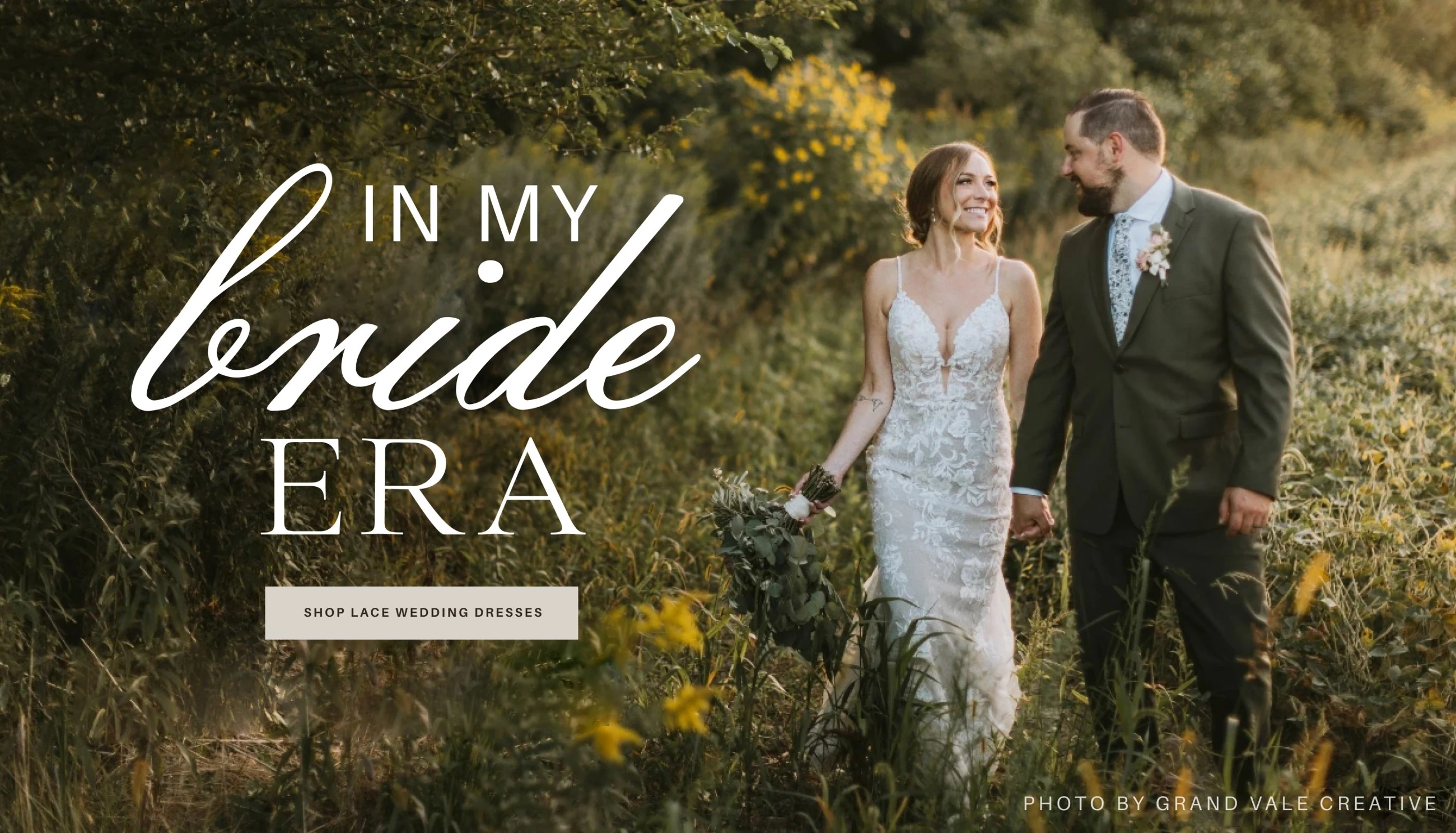 Central Illinois Bride and Groom on Wedding Day, Lace Wedding Dress